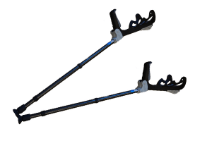 krykstokke Albuestok / Krykke med ergonomisk håndtag og fjedrende håndtag