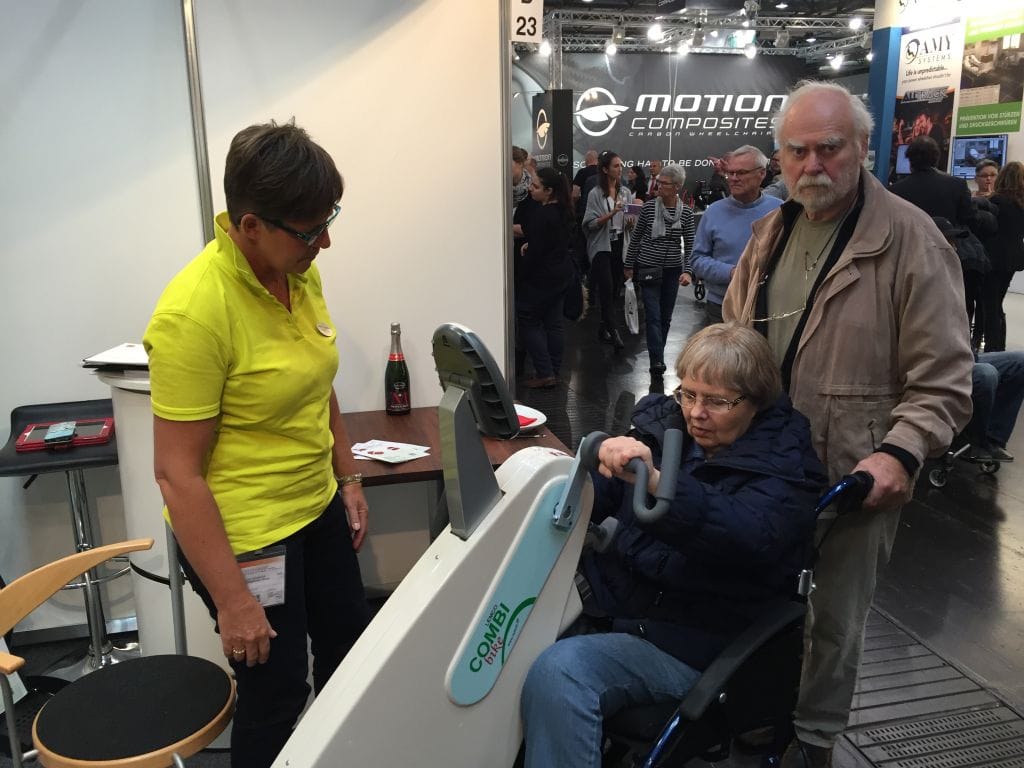 Bike for wheelchair users REHACARE 2015