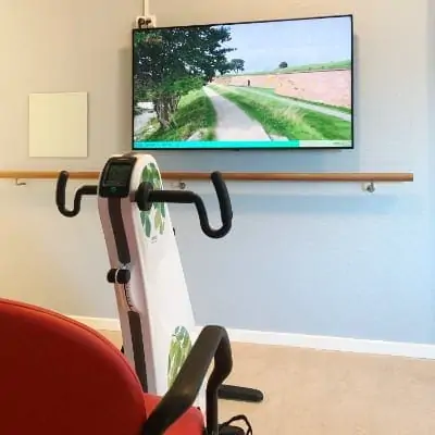 Traeningsstation med video